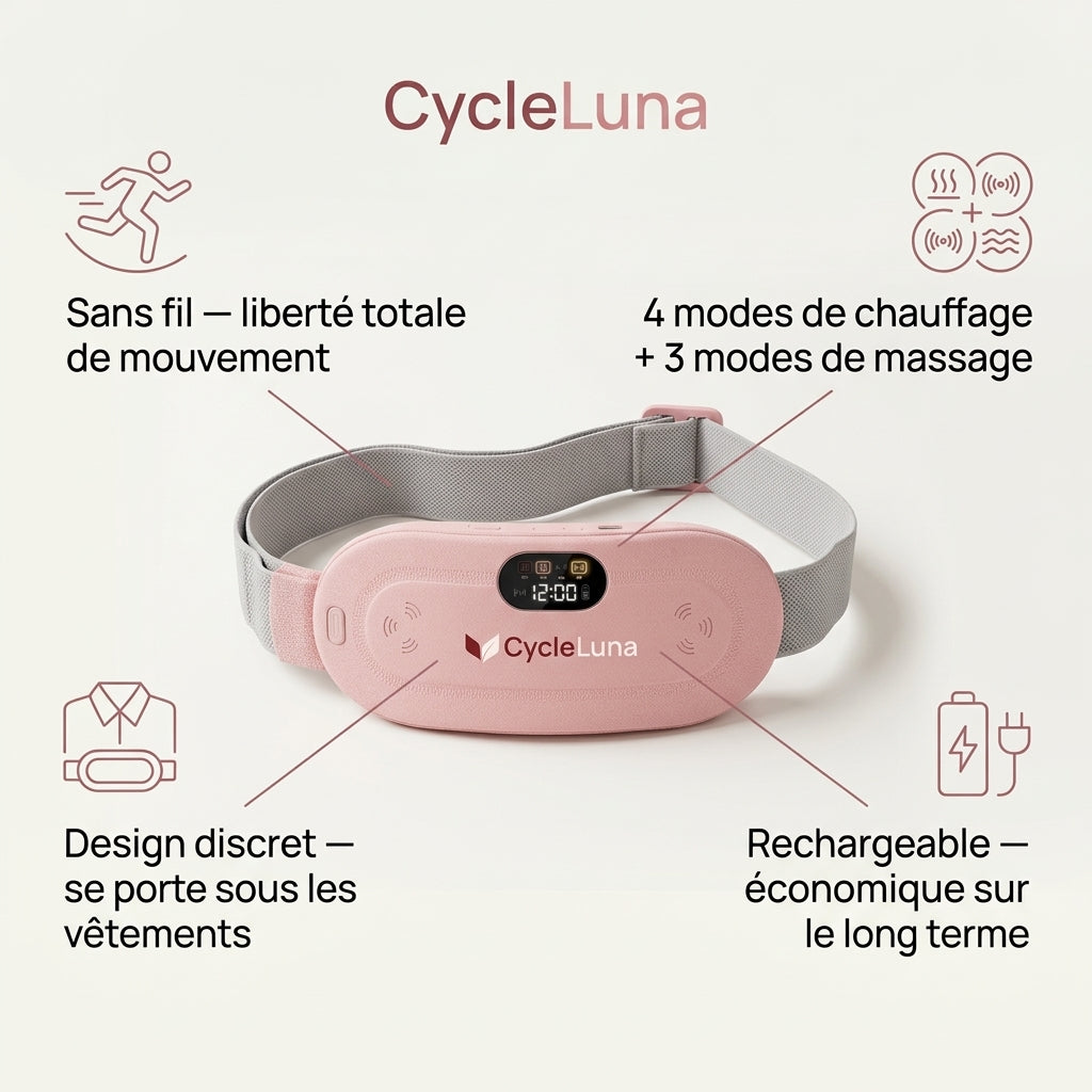 Cycle Luna™ Ceinture pour règles douloureuses