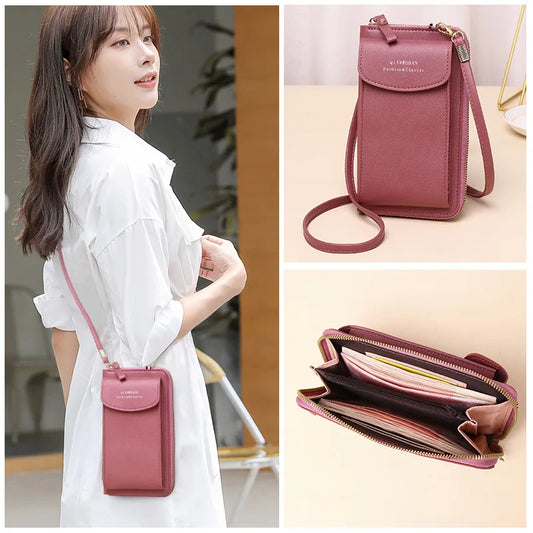 Portefeuille pour femme Sacs à bandoulière Mini sacs en cuir